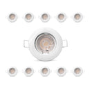 Elide - Faretto spot fisso- foro 60 -220V-GU10-IP20 (400571)