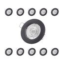 Elide - Faretto spot fisso- foro 60 -220V-GU10-IP20 (400571)