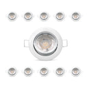 Danira - Faretto spot orientabile - foro 74 -220V - GU10 - IP20 (400572)