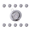 Danira - Faretto spot orientabile - foro 74 -220V - GU10 - IP20 (400572)