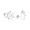 Ines - Incasso a led foro 35 IP68 12V - 3W - 175lumen (400792)