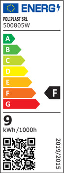 Lampada Spot LED GU10 9W 110° 3000 / 4200 / 6500 K – Poliplast