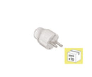 SPINA SCHUKO DRITTA - Uscita assiale • 2P+T 16A 250V~ (300619)