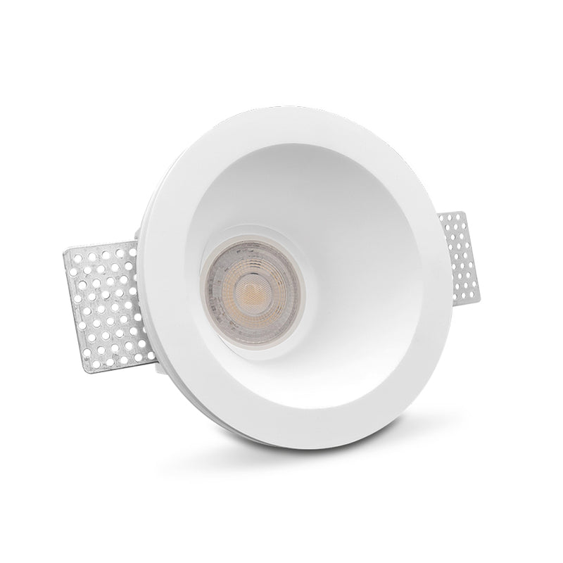 Tecla - Faretto in gesso da incasso - 7W LED GU10 (400722)