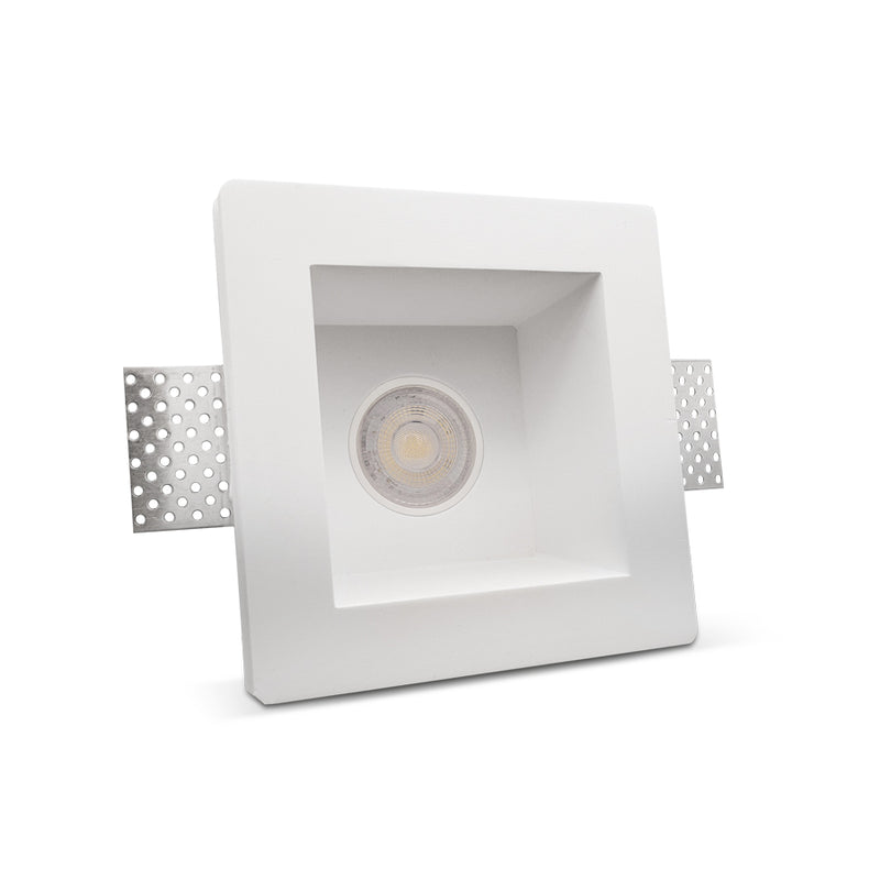 Fosca - Faretto in gesso da incasso - 7W LED GU10 (400726)