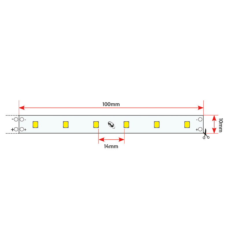 Striscia LED - SMD 5050 - RGB - IP20 - 14,4W/mt (400864)