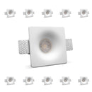 Luna - Faretto in gesso da incasso - 7W LED GU10 (400954)