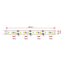 Striscia LED - SMD 2835 - IP67 - 14,4W/mt - 128 leds/mt- 1950 Lumen (400980)