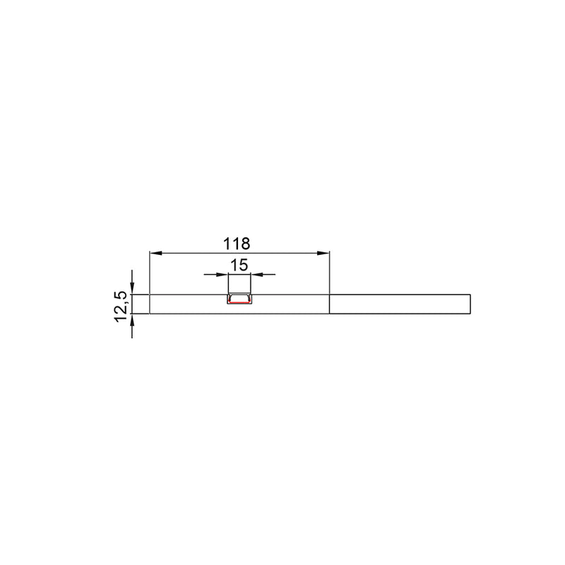 Connettore ad L per Profilo LED in Alluminio con Supporto in Gesso e Diffusore – 240x240mm (401066)