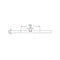 Connettore ad X per Profilo LED in Alluminio con supporto in Gesso e Diffusore – 240x240mm (401067)