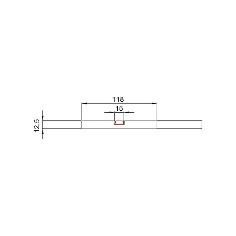 Connettore ad X per Profilo LED in Alluminio con supporto in Gesso e Diffusore – 240x240mm (401067)