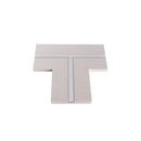 Connettore ad T per Profilo LED in Alluminio con supporto in Gesso e Diffusore – 240x240mm (401068)