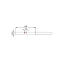 Connettore ad T per Profilo LED in Alluminio con supporto in Gesso e Diffusore – 240x240mm (401068)