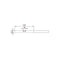 Connettore ad T per Profilo LED in Alluminio con supporto in Gesso e Diffusore – 240x240mm (401068)