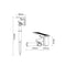Barbara - Picchetto Led ad energia solare - con sensore crepuscolare - Tecnologia Dualcolor -1,5W (401102H)