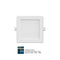 Camilla - Pannello LED da incasso 12x12cm - 9W - 900 Lumen - Tricolor (401110X)