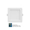 Camilla - Pannello LED da incasso 14,5x14,5cm - 12W - 1200 Lumen - Tricolor (401111X)