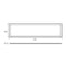 Gemma - Pannello LED 30x120cm - 40W - 5400 Lumen (401124)