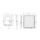 Giuliana - Proiettore Led ad energia solare - Tricolor - 15W (=150W) (401127X)