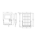 Giuliana - Proiettore Led ad energia solare - Tricolor - 32W (=320W) (401128X)
