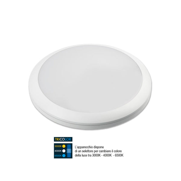 Roberta - Plafoniera a LED rotonda - 48W - 4320 Lumen (401132X)