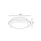 Roberta - Plafoniera a LED rotonda - 48W - 4320 Lumen (401132X)
