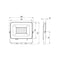 Dafne - Proiettore a led IP65 - 20W - 1950 Lumen - Tricolor - (401134)