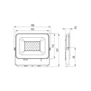Dafne - Proiettore a led IP65 - 30W - 2700 Lumen - Tricolor - (401135)