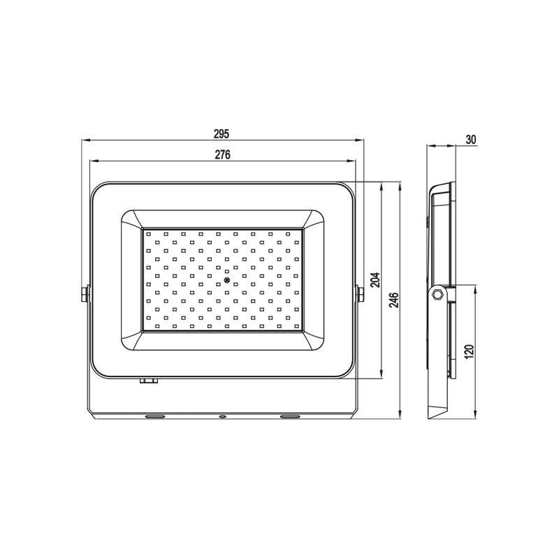 Dafne - Proiettore a led IP65 - 100W - 9000 Lumen - Tricolor - (401137)