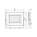 Dafne - Proiettore a led IP65 - 150W - 13500 Lumen - Tricolor - (401138)