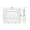 Dafne - Proiettore a led IP65 - 200W - 18100 Lumen - Tricolor - (401139)
