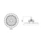 Silvana - Proiettore a sospensione - 120/150/200W selezionabile - 32000 Lumen - Tricolor (401141)