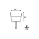 Priscilla - Incasso a led - 2W - 180 lumen (401148)