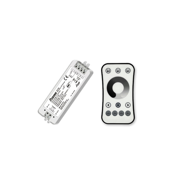 Kit Dimmer - Radiocomando 1 zona + Ricevitore LED Dimmer RF + pulsante (401156)