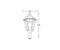 Marcella - Lanterna esagonale con attacco per palo (400414-60)